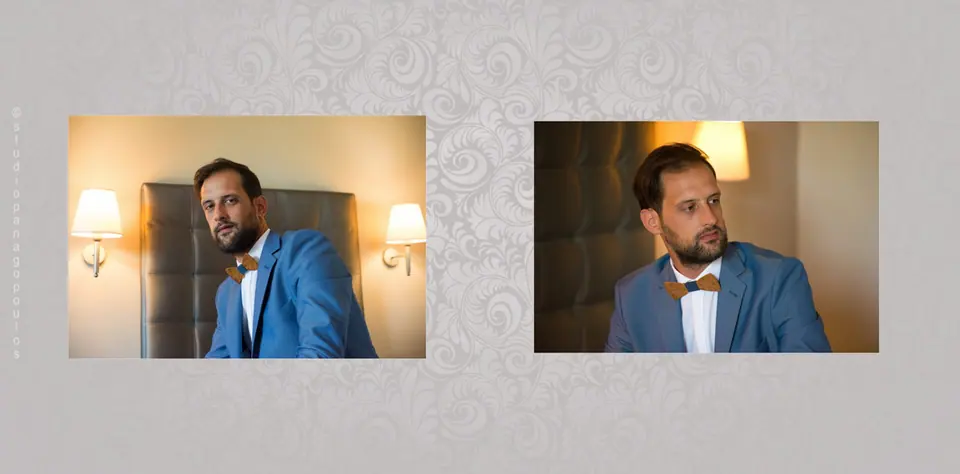 Wedding albums KONSTANTINOS & EMI, spread 5