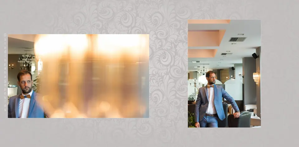 Wedding albums KONSTANTINOS & EMI, spread 7