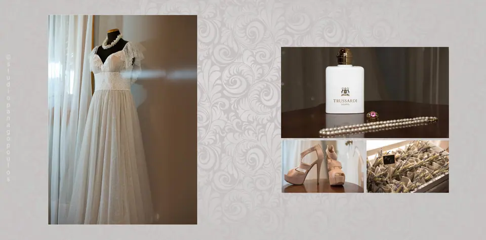Wedding albums KONSTANTINOS & EMI, spread 8