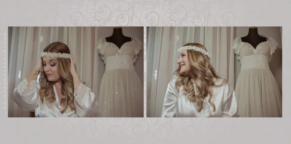 Wedding albums KONSTANTINOS & EMI, spread 9