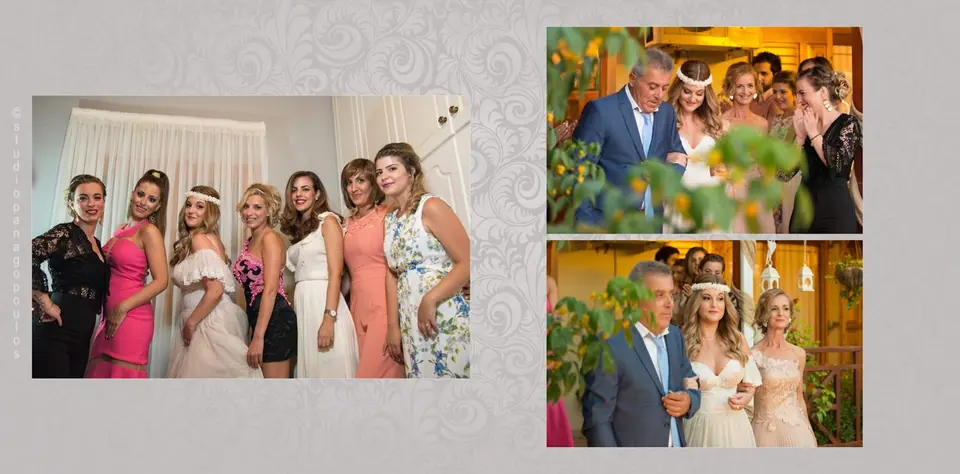 Wedding albums KONSTANTINOS & EMI, spread 11