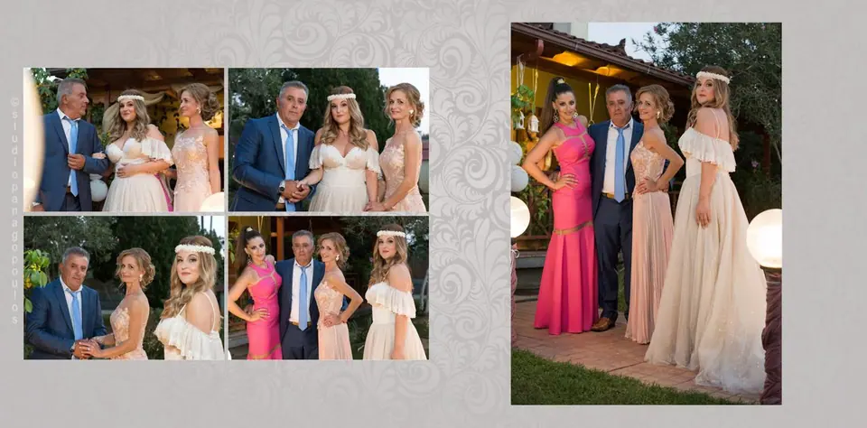 Wedding albums KONSTANTINOS & EMI, spread 12