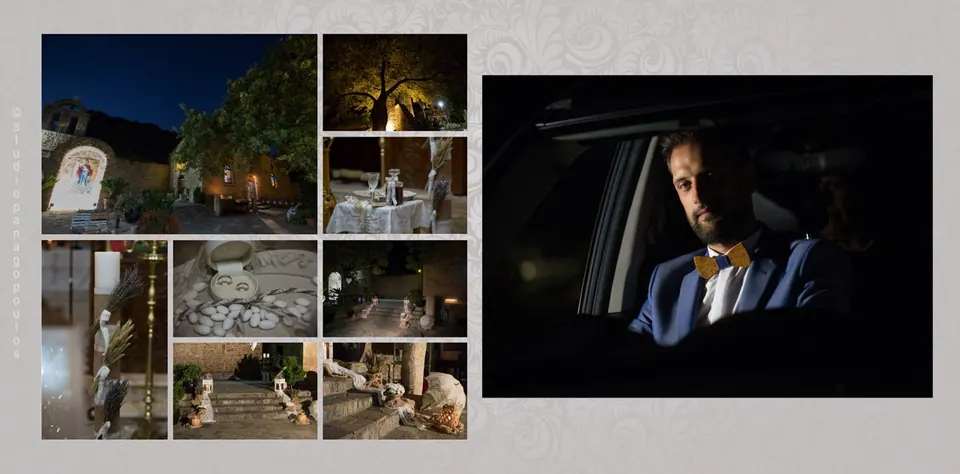 Wedding albums KONSTANTINOS & EMI, spread 14