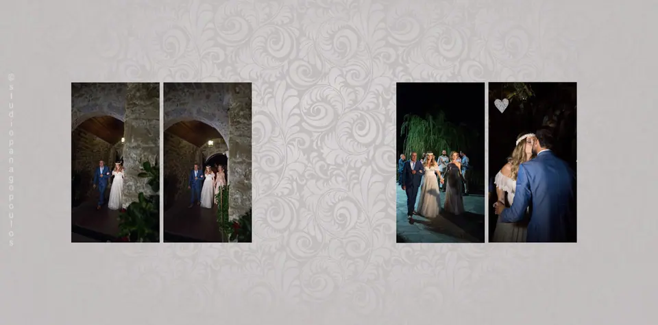 Wedding albums KONSTANTINOS & EMI, spread 15