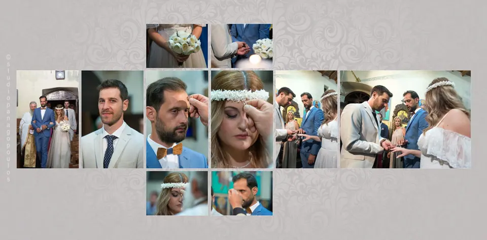 Wedding albums KONSTANTINOS & EMI, spread 16