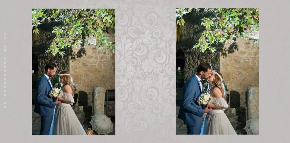 Wedding albums KONSTANTINOS & EMI, spread 21
