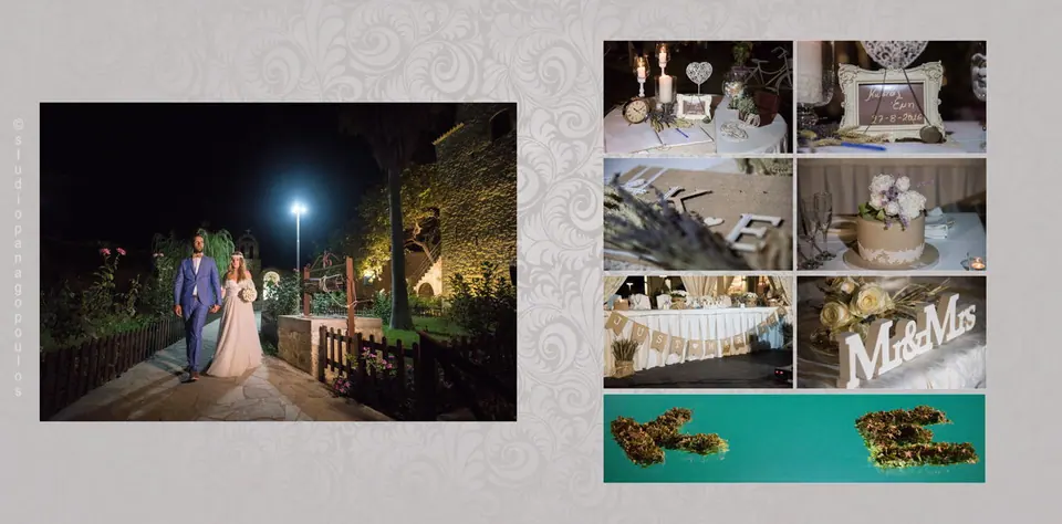 Wedding albums KONSTANTINOS & EMI, spread 22