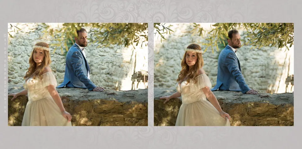 Wedding albums KONSTANTINOS & EMI, spread 25
