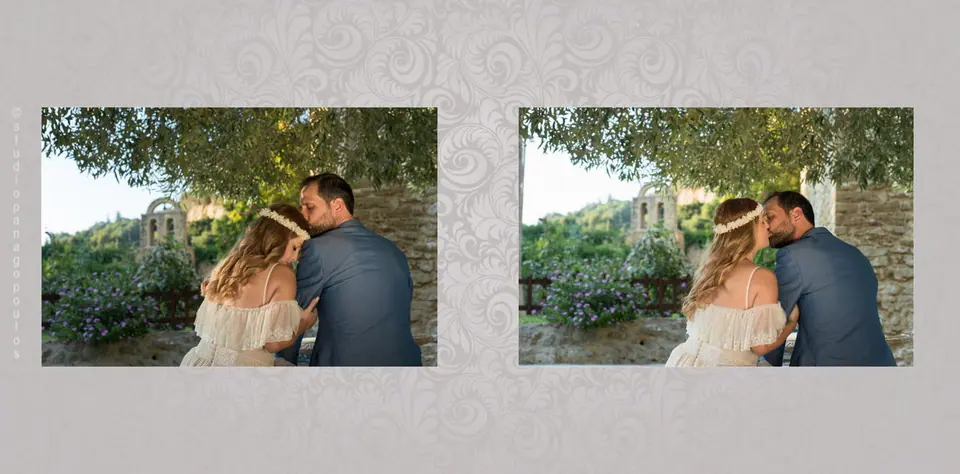 Wedding albums KONSTANTINOS & EMI, spread 29