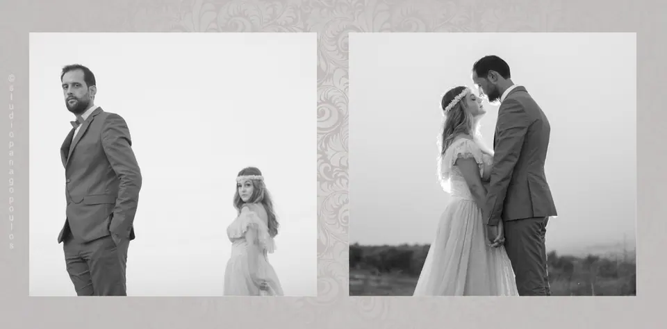 Wedding albums KONSTANTINOS & EMI, spread 37
