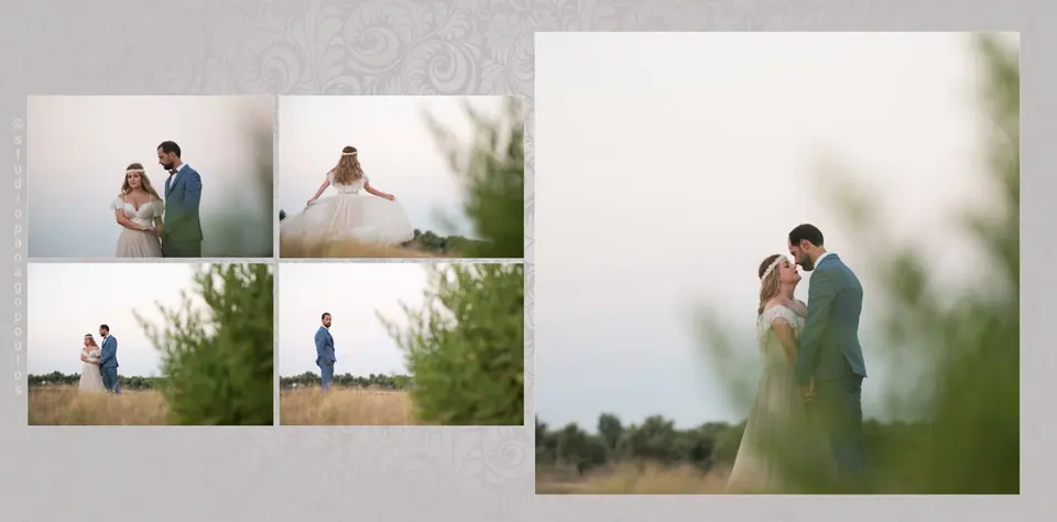 Wedding albums KONSTANTINOS & EMI, spread 38
