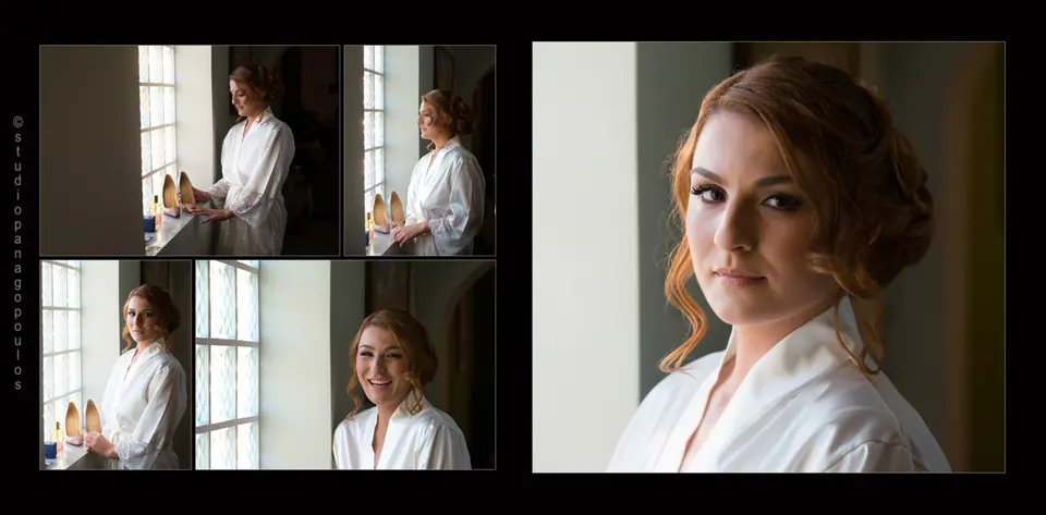 Wedding albums NIKOS & ATHINA, spread 9