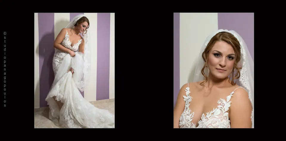Wedding albums NIKOS & ATHINA, spread 10