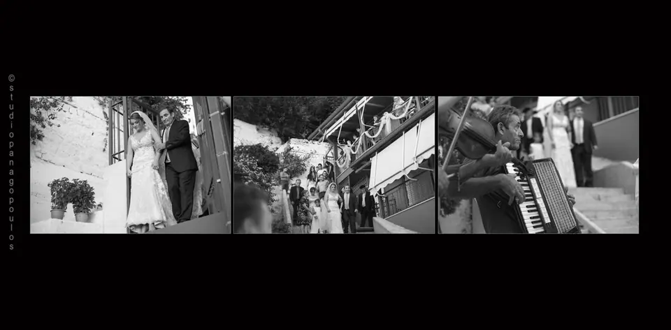 Wedding albums NIKOS & ATHINA, spread 12