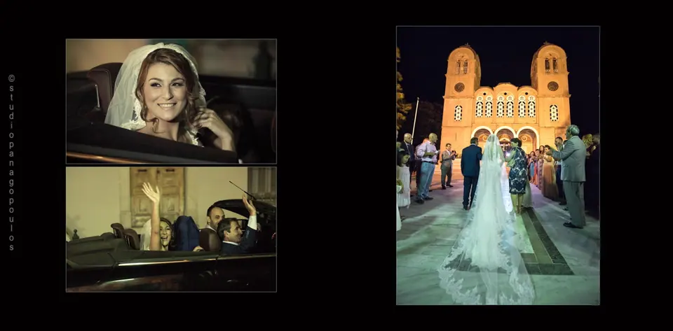 Wedding albums NIKOS & ATHINA, spread 14