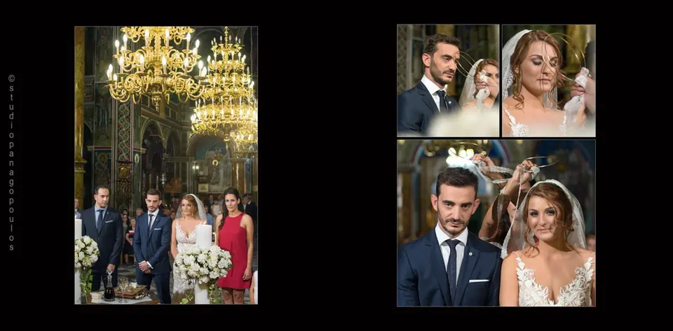 Wedding albums NIKOS & ATHINA, spread 17