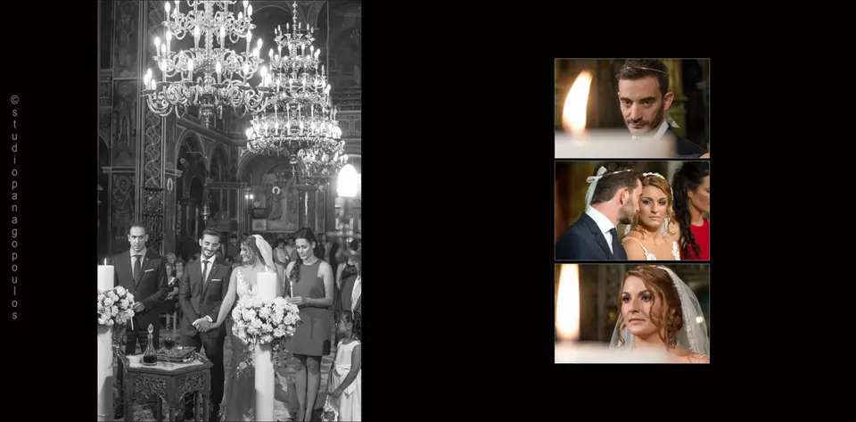 Wedding albums NIKOS & ATHINA, spread 18