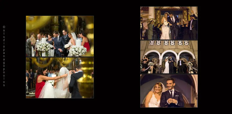 Wedding albums NIKOS & ATHINA, spread 19
