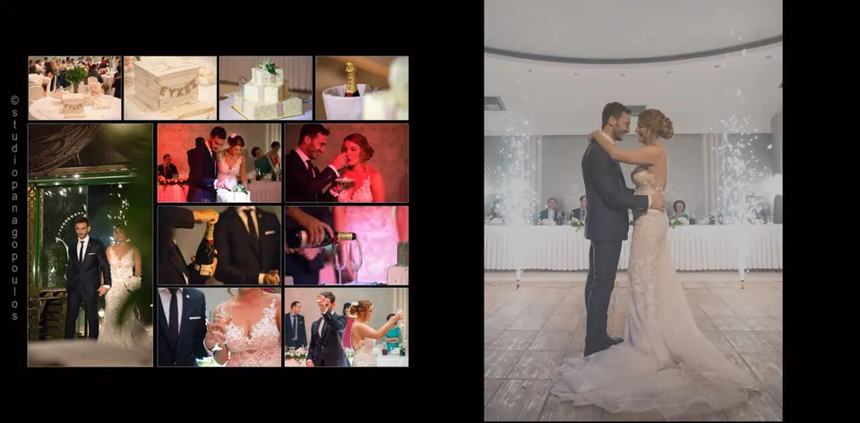 Wedding albums NIKOS & ATHINA, spread 21