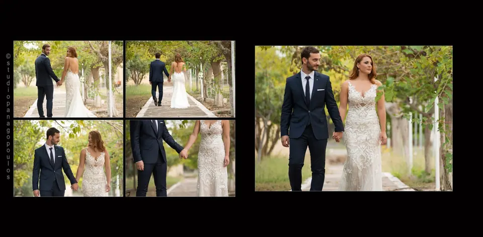 Wedding albums NIKOS & ATHINA, spread 34