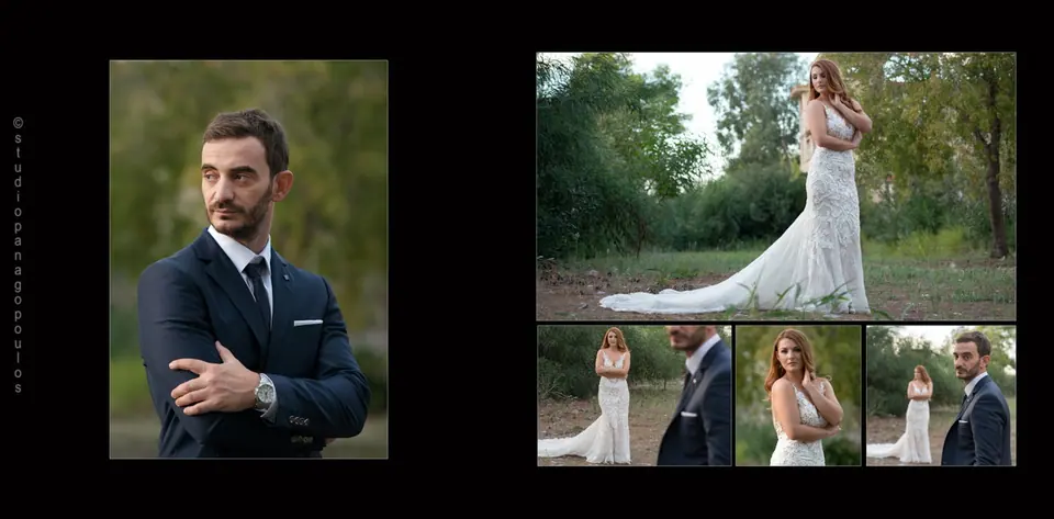 Wedding albums NIKOS & ATHINA, spread 41