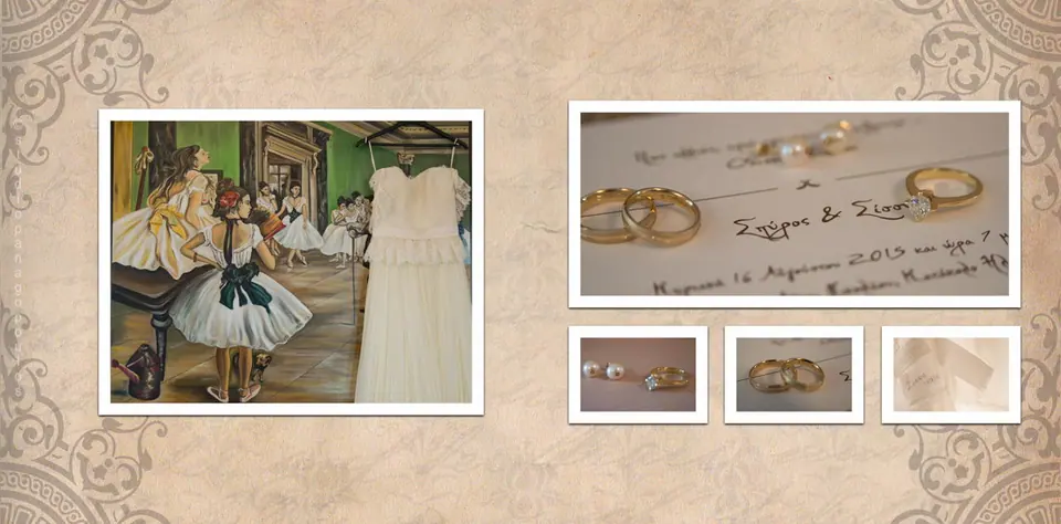 Wedding albums SPIROS & SISSI, spread 7