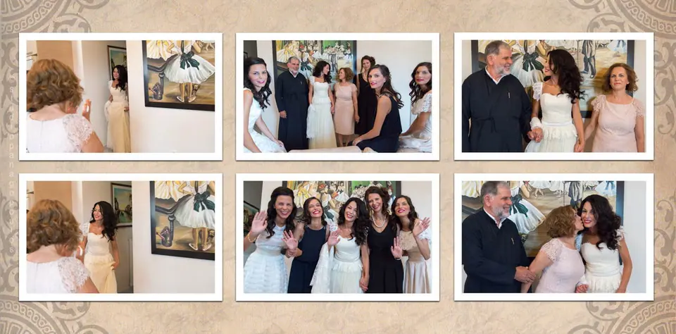 Wedding albums SPIROS & SISSI, spread 11