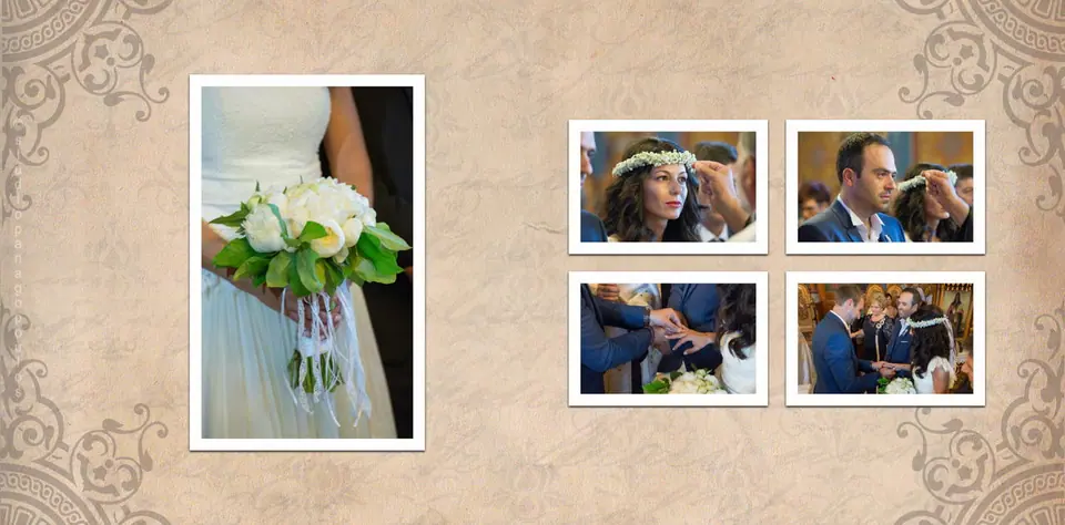 Wedding albums SPIROS & SISSI, spread 17