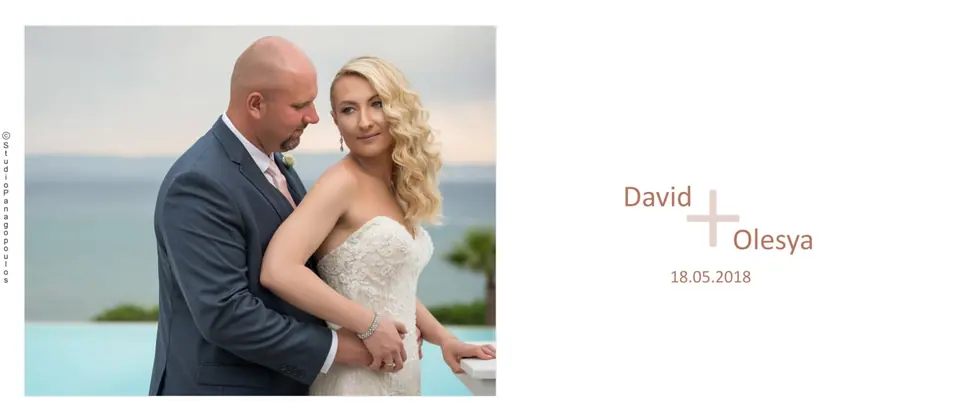 Album γάμου DAVID & OLESYA, σελίδα 1